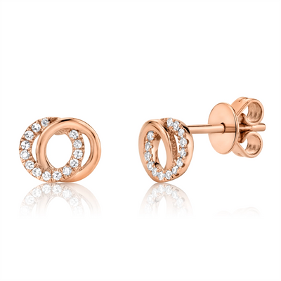 csv_image Earrings Earring in Rose Gold containing Diamond 394053