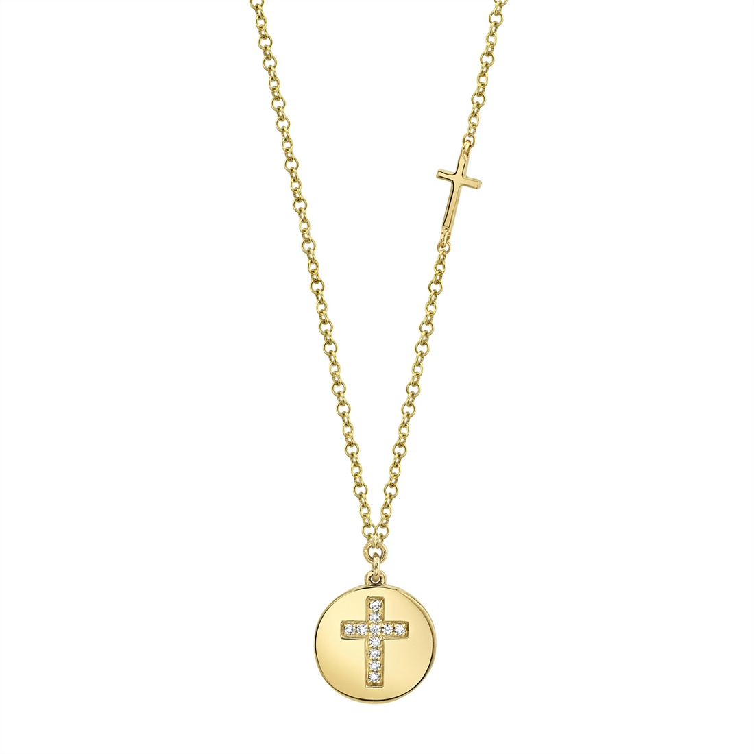 Necklaces Necklaces in Yellow Gold containing Diamond 394057
