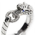 John Hardy Rings in Silver containing Multi-gemstone, Diamond, Sapphire RBP601792BSPDIX7