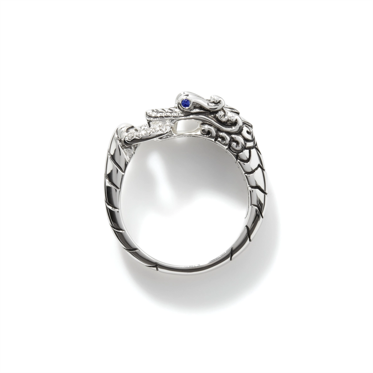John Hardy Rings in Silver containing Multi-gemstone, Diamond, Sapphire RBP601792BSPDIX7