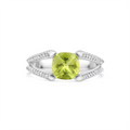 Engagement Collections Rings in White Gold containing Peridot, Multi-gemstone, Diamond 394336
