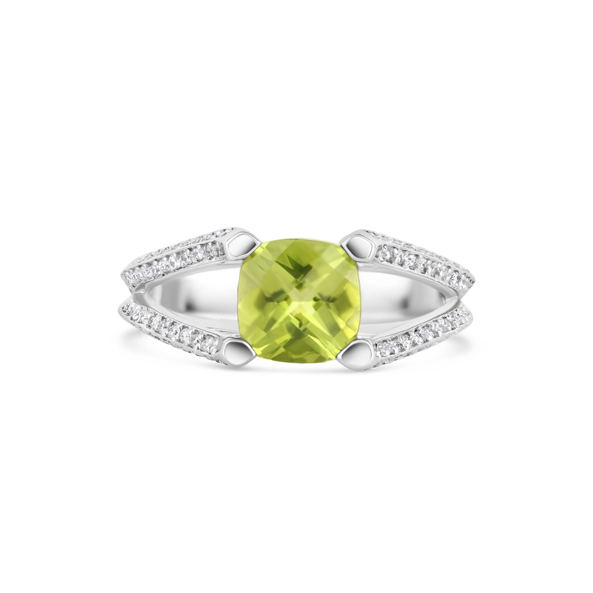 Engagement Collections Rings in White Gold containing Peridot, Multi-gemstone, Diamond 394336