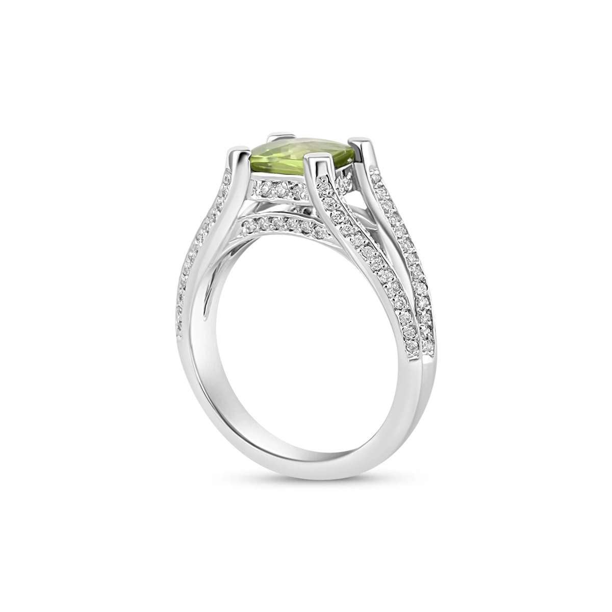 Engagement Collections Rings in White Gold containing Peridot, Multi-gemstone, Diamond 394336