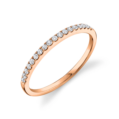 csv_image Wedding Bands Wedding Ring in Rose Gold containing Diamond 394502