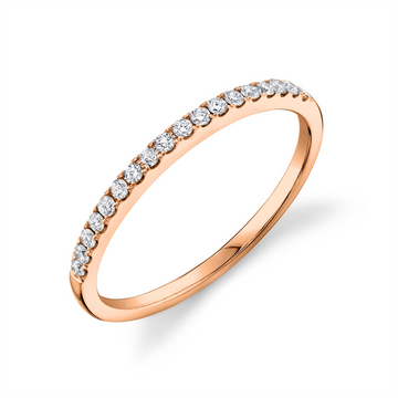 Wedding Bands Wedding Rings in Rose Gold containing Diamond 394502