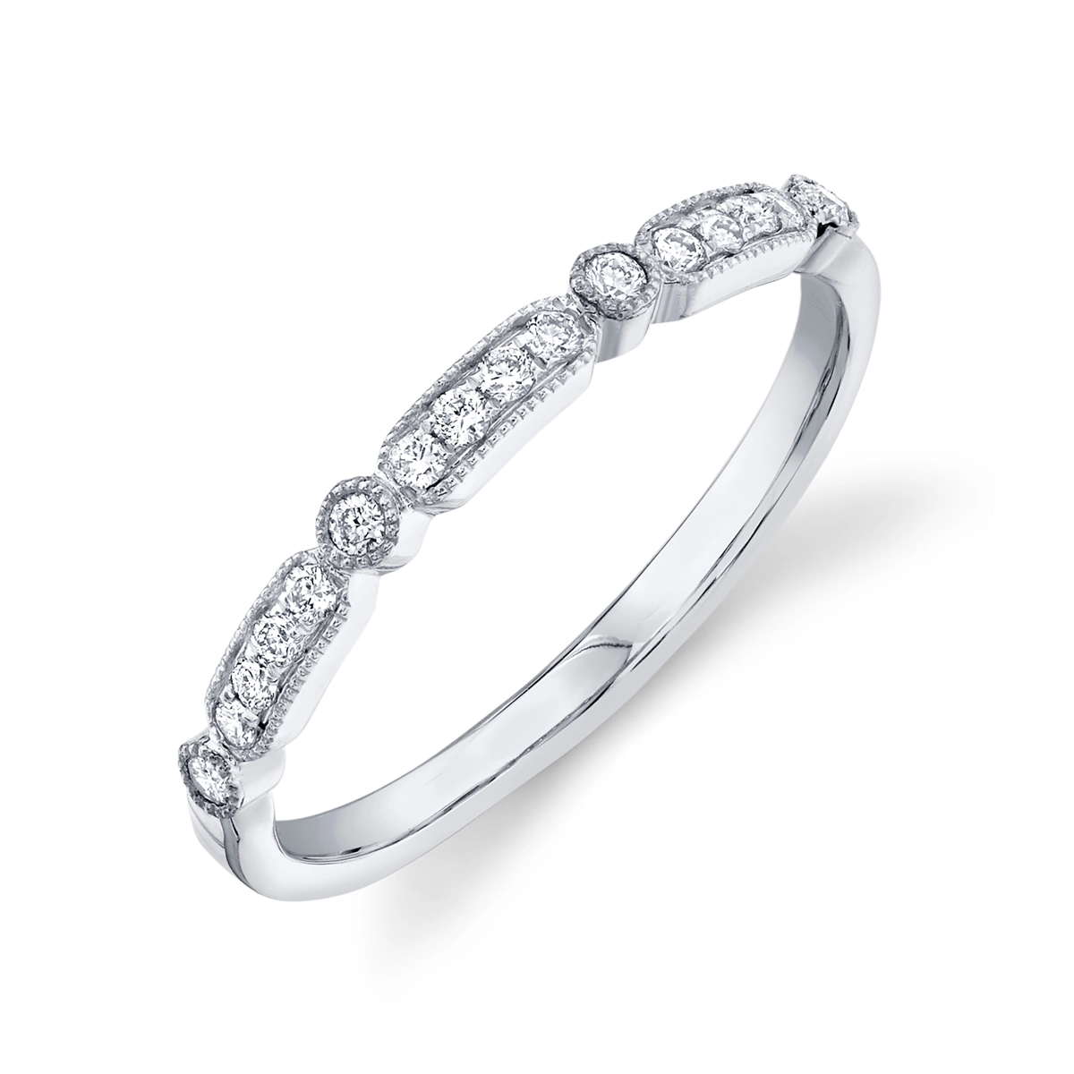 Wedding Bands Wedding Rings in White Gold containing Diamond 394505