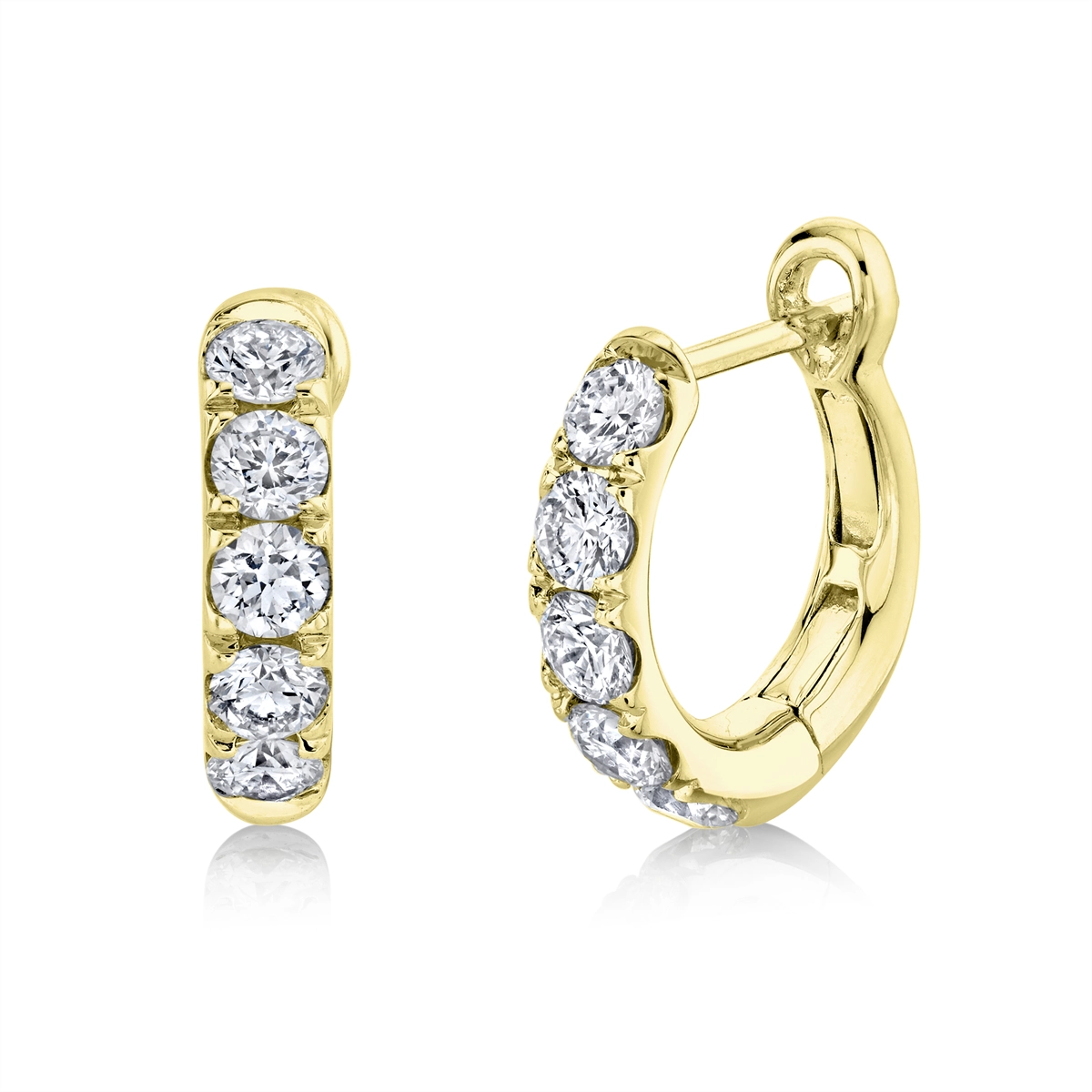 Earrings Earrings in Yellow Gold containing Diamond 394516