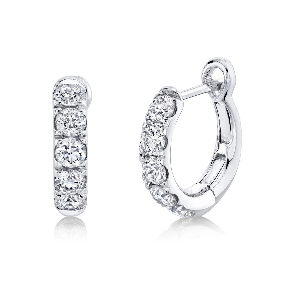 Earrings Earrings in White Gold containing Diamond 394518