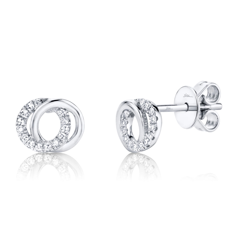 Earrings Earrings in White Gold containing Diamond 394526