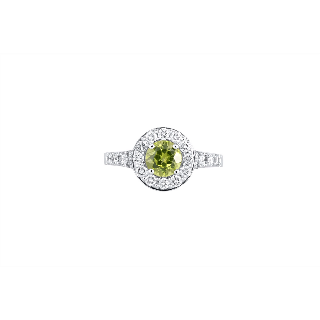 Engagement Collections Rings in White Gold containing Peridot, Multi-gemstone, Diamond 394594