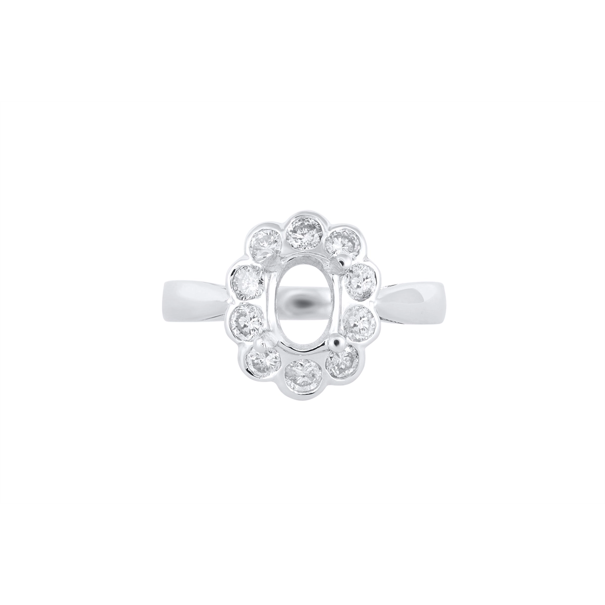 Engagement Collections Rings in White Gold containing Tanzanite, Multi-gemstone, Diamond 394743