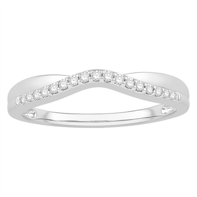 csv_image Wedding Bands Wedding Ring in White Gold containing Diamond 394809