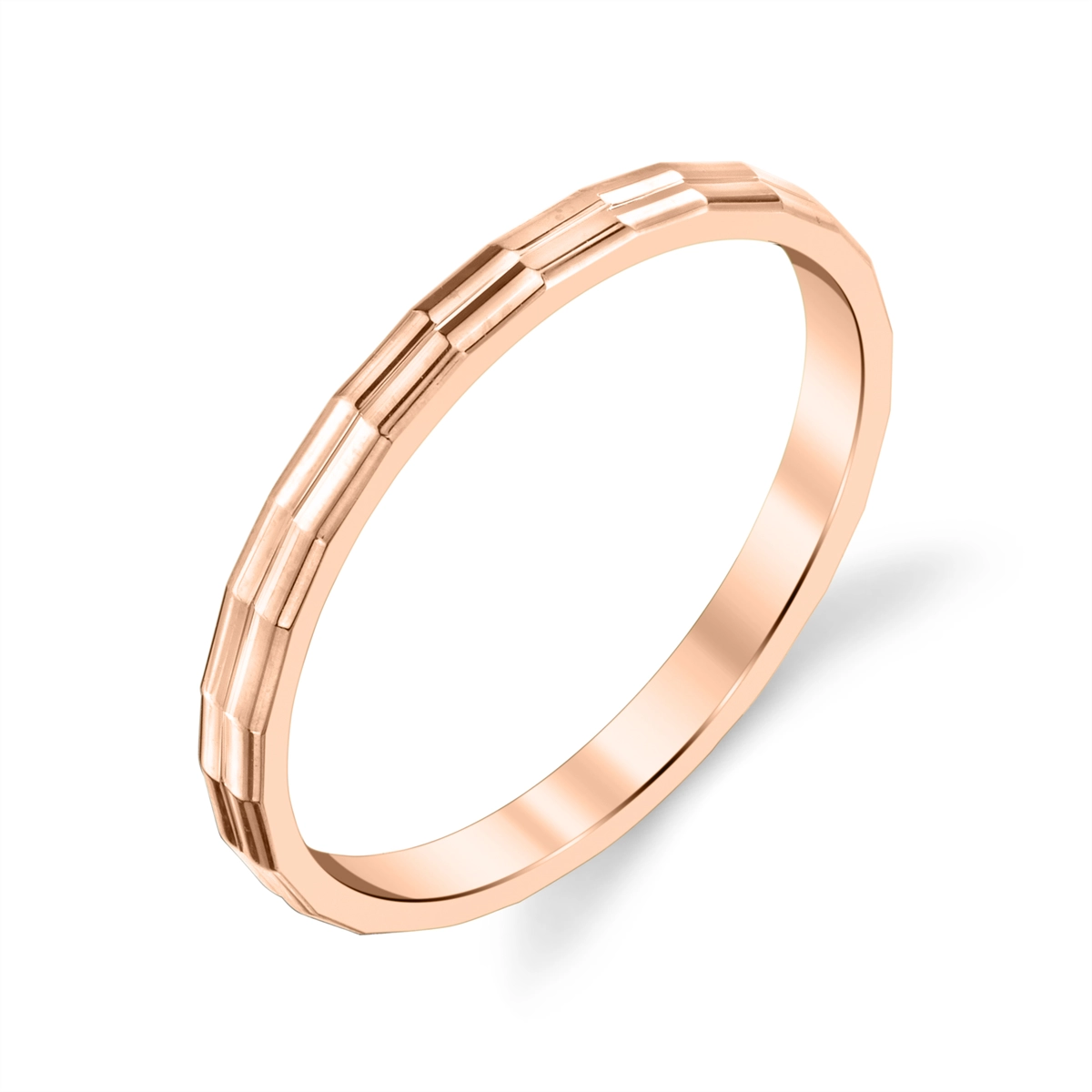Wedding Bands Engagement in Rose Gold 394901