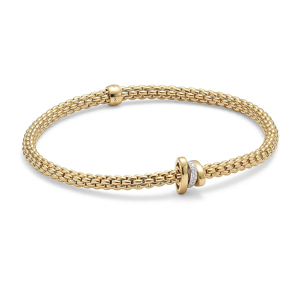 FOPE Bracelets in Mixed Metals containing Diamond 74408BX_BB_G_GBG_00M