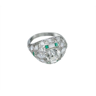 Engagement Collections Engagement Rings in Platinum/Palladium containing Diamond ESTATE2019082210