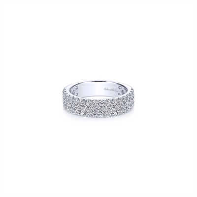 Gabriel & Co Rings in White Gold containing Diamond AN8181W44JJ