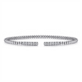 Gabriel & Co Bracelets in White Gold containing Diamond BG4218-65W45JJ