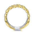 Gabriel & Co Rings in Mixed Metals containing Diamond LR51517M45JJ