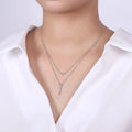 Gabriel & Co Necklaces in White Gold containing Diamond NK6009W45JJ