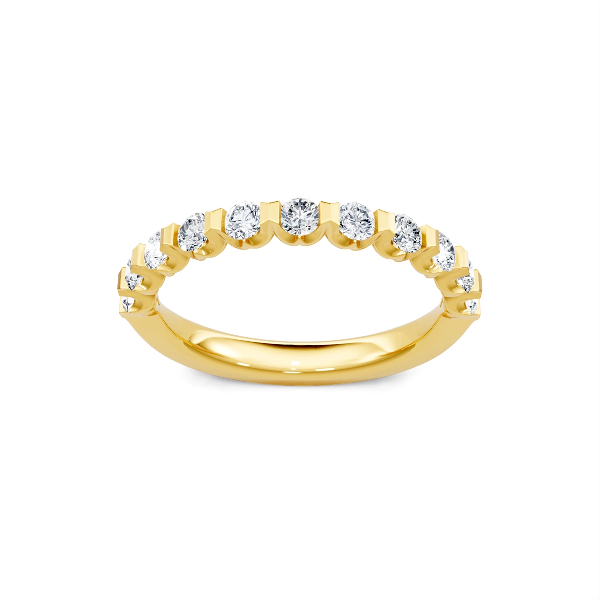 Wedding Bands Wedding Rings in Yellow Gold containing Diamond 395664