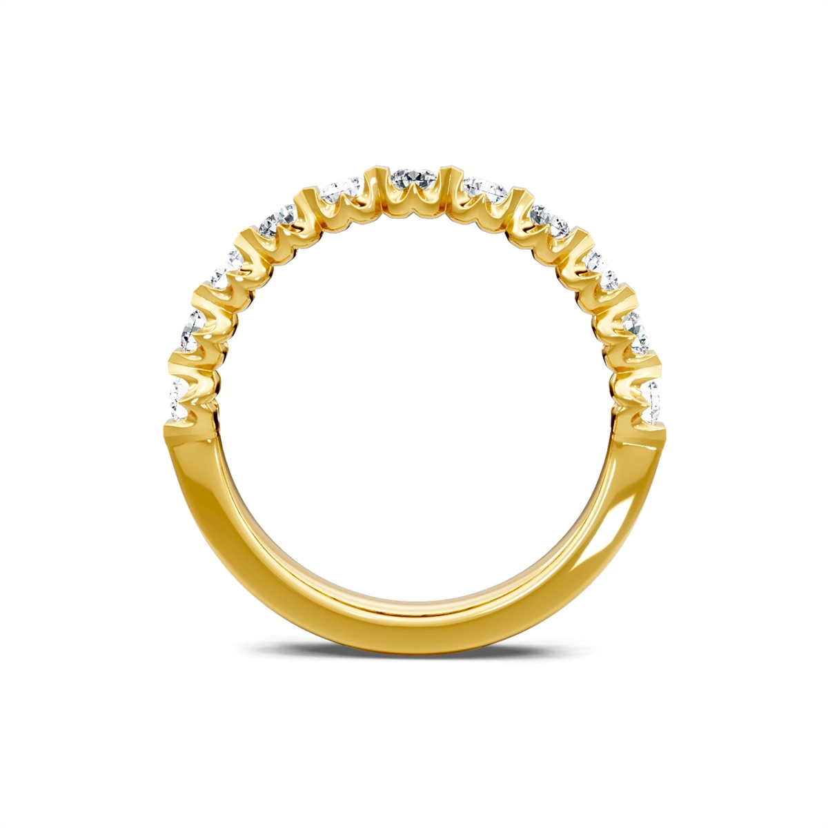 Wedding Bands Wedding Rings in Yellow Gold containing Diamond 395664