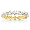 Wedding Bands Wedding Rings in Yellow Gold containing Diamond 395676