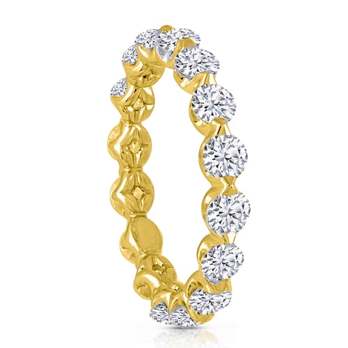 Wedding Bands Wedding Rings in Yellow Gold containing Diamond 395676
