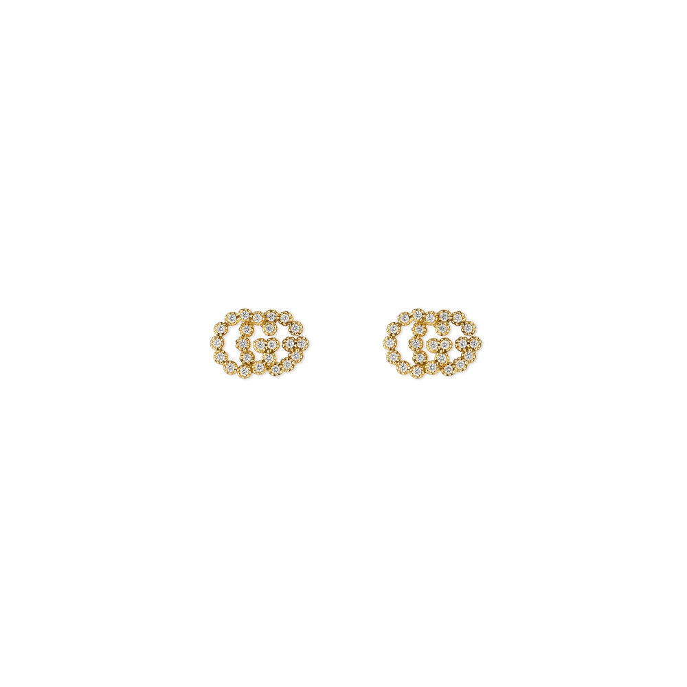 Gucci Earrings in Yellow Gold containing Diamond YBD48167600100U