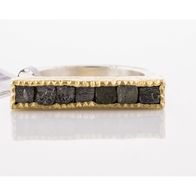 Todd Reed Rings in Mixed Metals containing Other, Diamond TRDR105