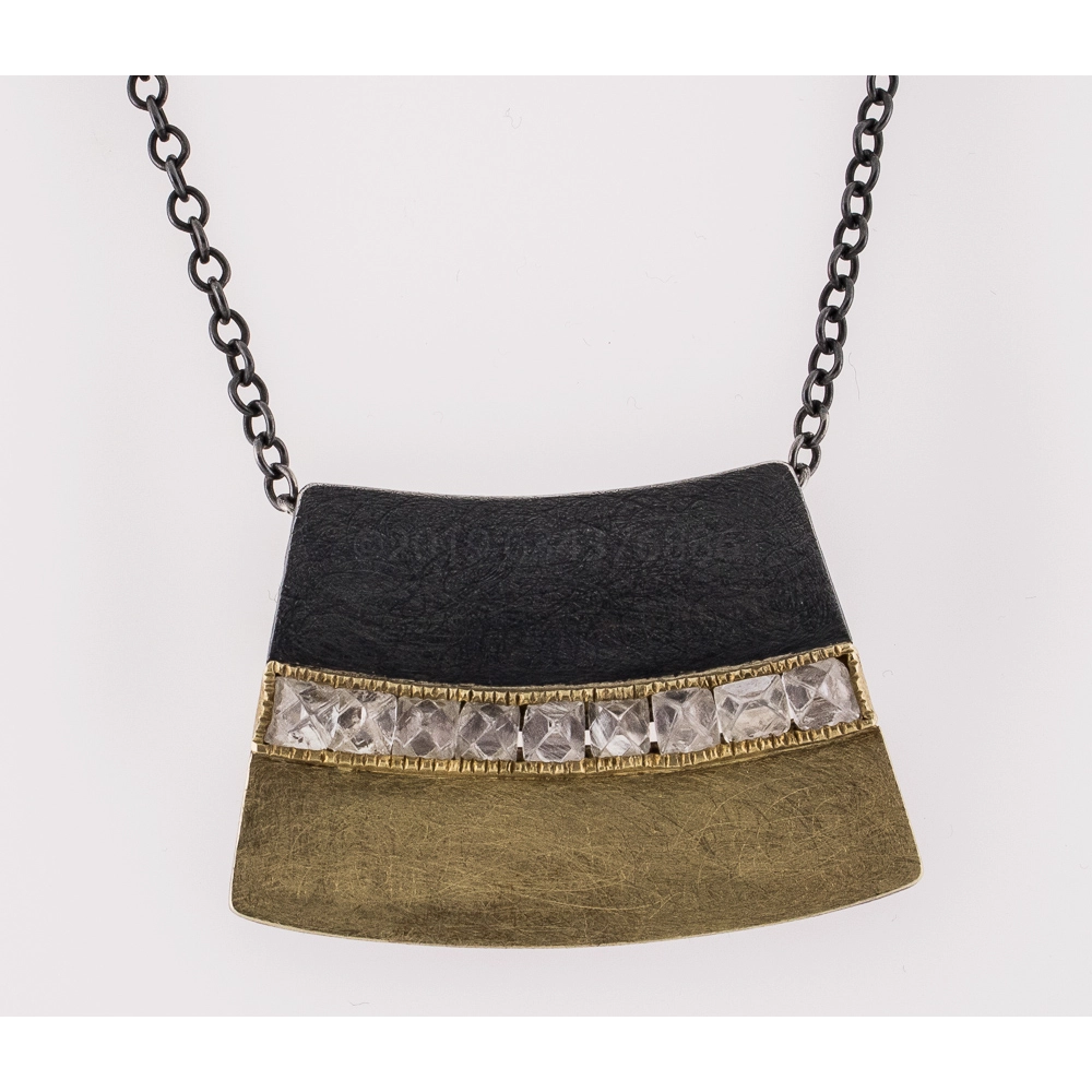 Todd Reed Necklaces in Mixed Metals containing Multi-gemstone, Diamond TRDN621-OAK