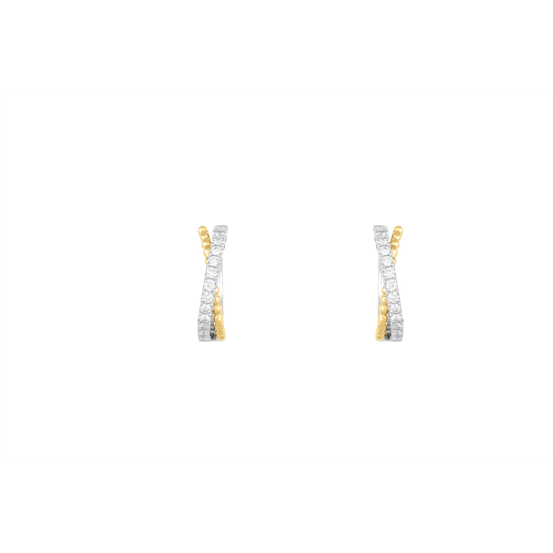 Earrings Earrings in Mixed Metals containing Diamond 395923