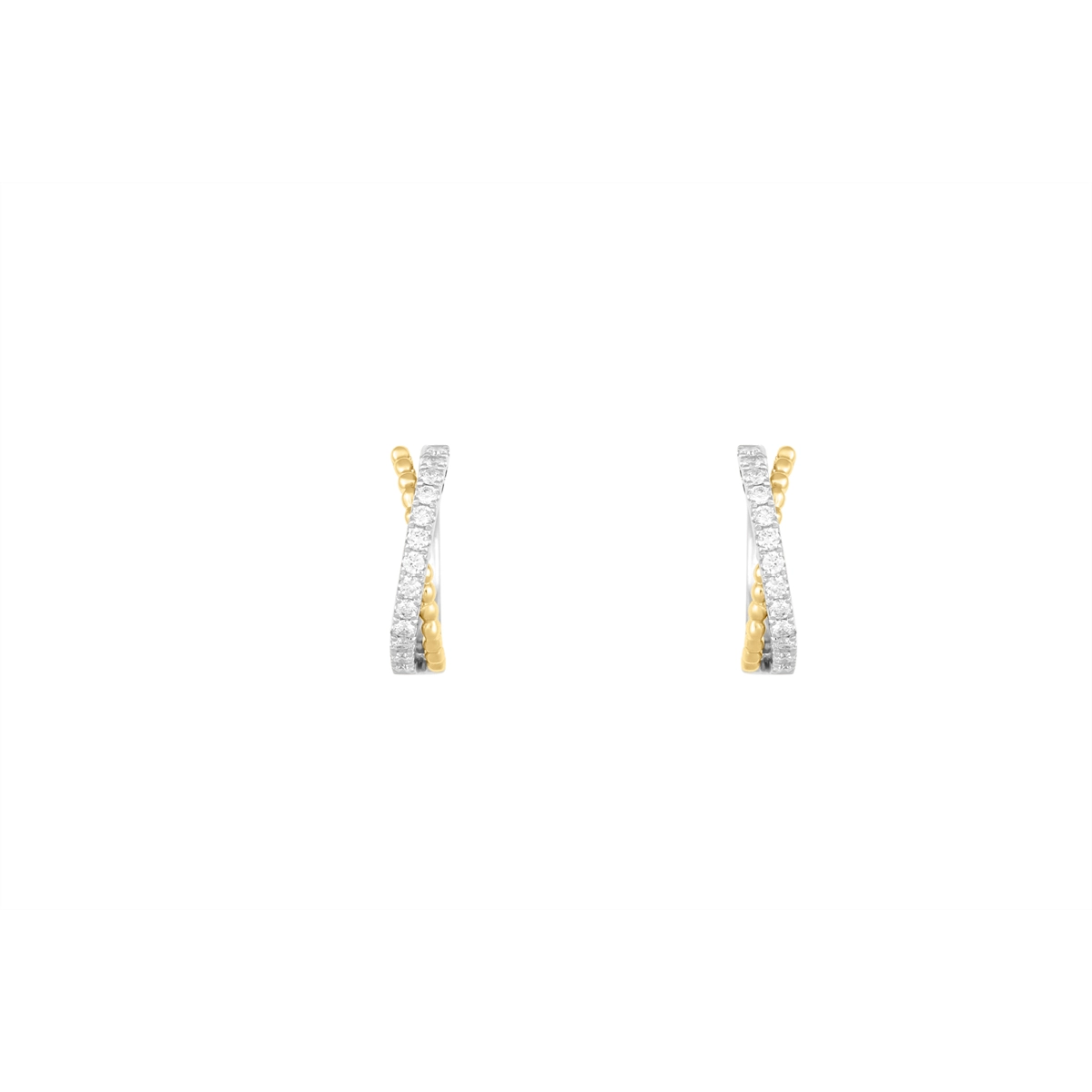 Earrings Earrings in Mixed Metals containing Diamond 395923