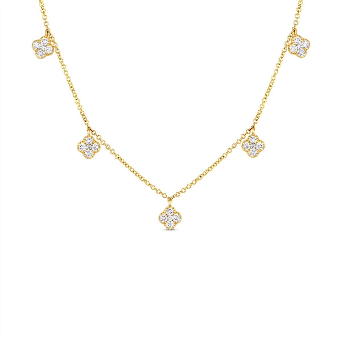 Necklaces Necklaces in Yellow Gold containing Diamond N7472H-14Y