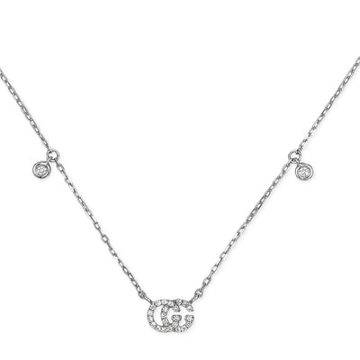 Gucci Necklaces in White Gold containing Diamond YBB47923100100U