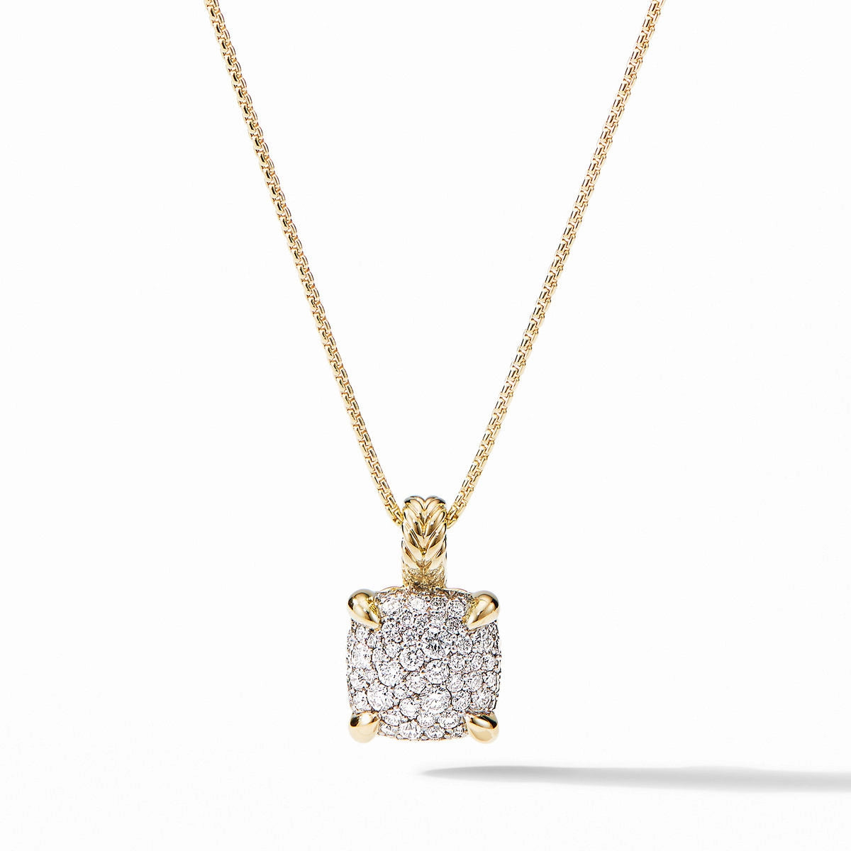 David Yurman Necklaces in Yellow Gold containing Diamond N14249D88ADI18