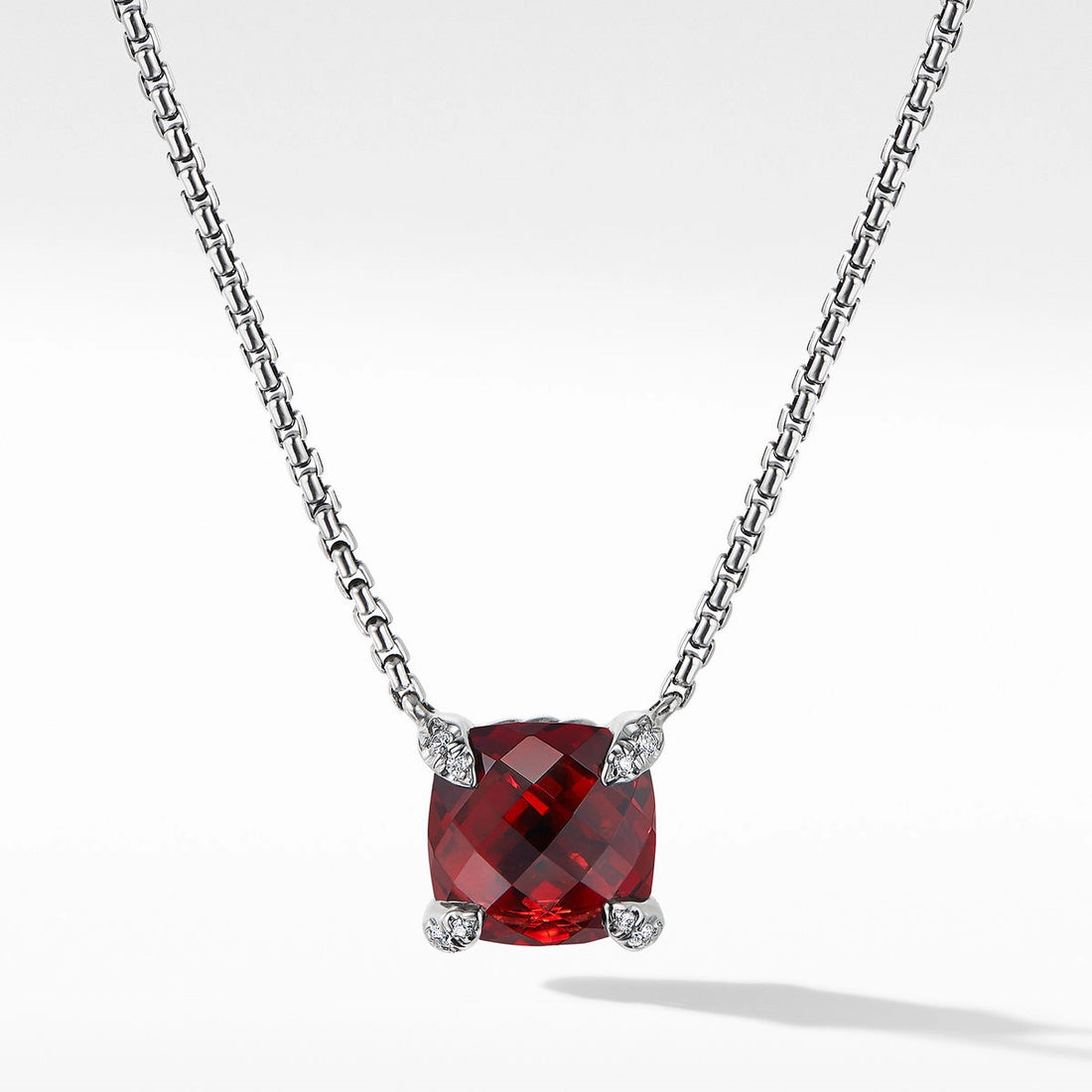 David Yurman Necklaces in Silver containing Garnet, Multi-gemstone, Diamond N16329DSSARGDI18