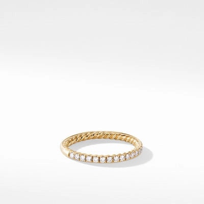 David Yurman Wedding Rings in Yellow Gold containing Diamond WR308388ADI6