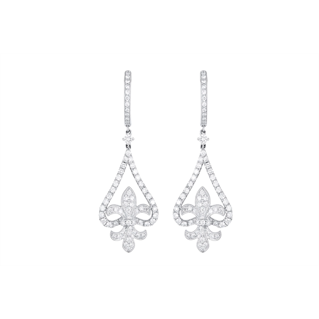 Earrings Earrings in White Gold containing Diamond 396661