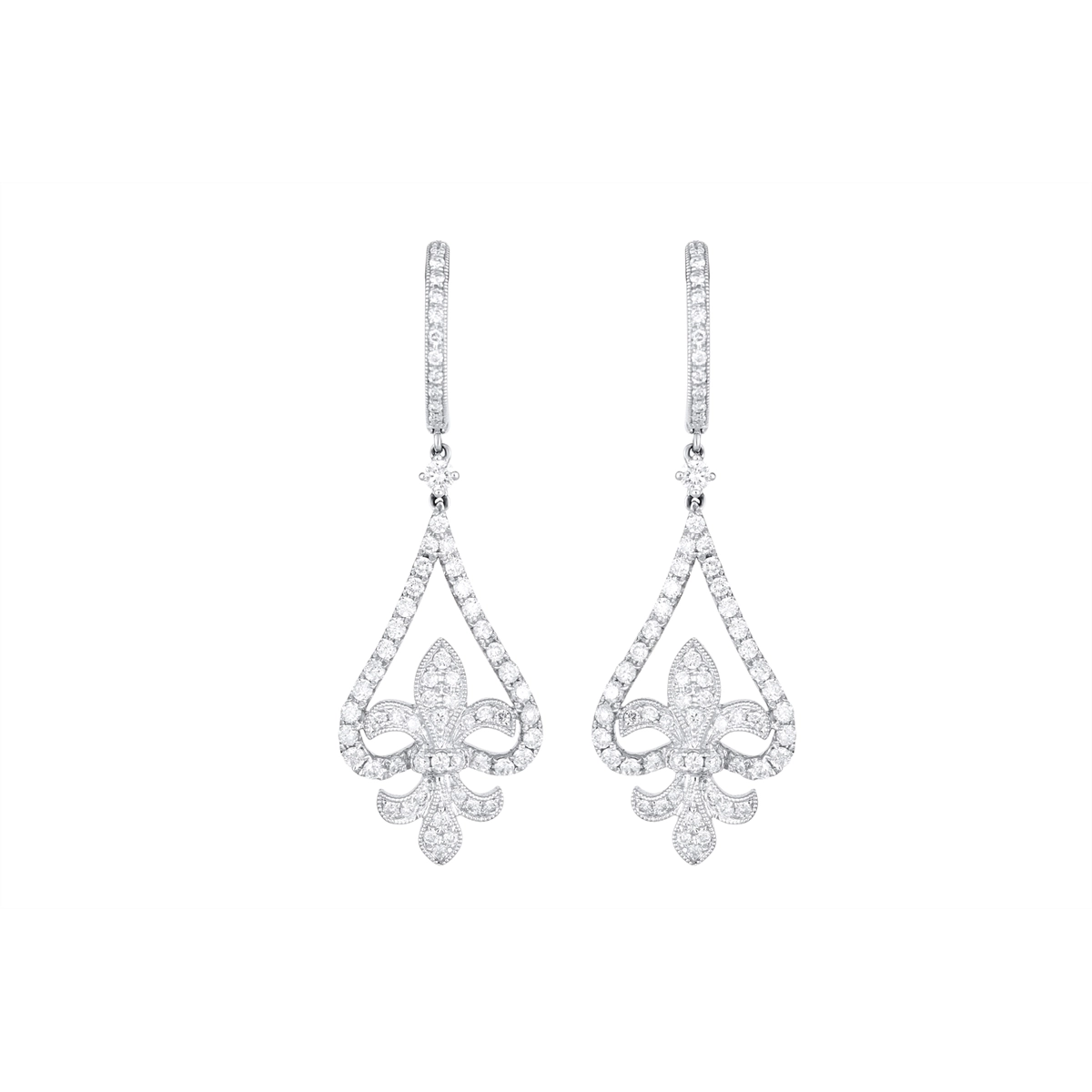 Earrings Earrings in White Gold containing Diamond 396661