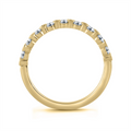A. Jaffe Wedding Rings in Yellow Gold containing Diamond WR1057/28-14Y