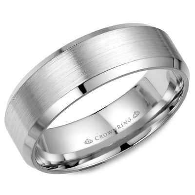 csv_image CrownRing Wedding Ring in White Gold WB-7146-M10