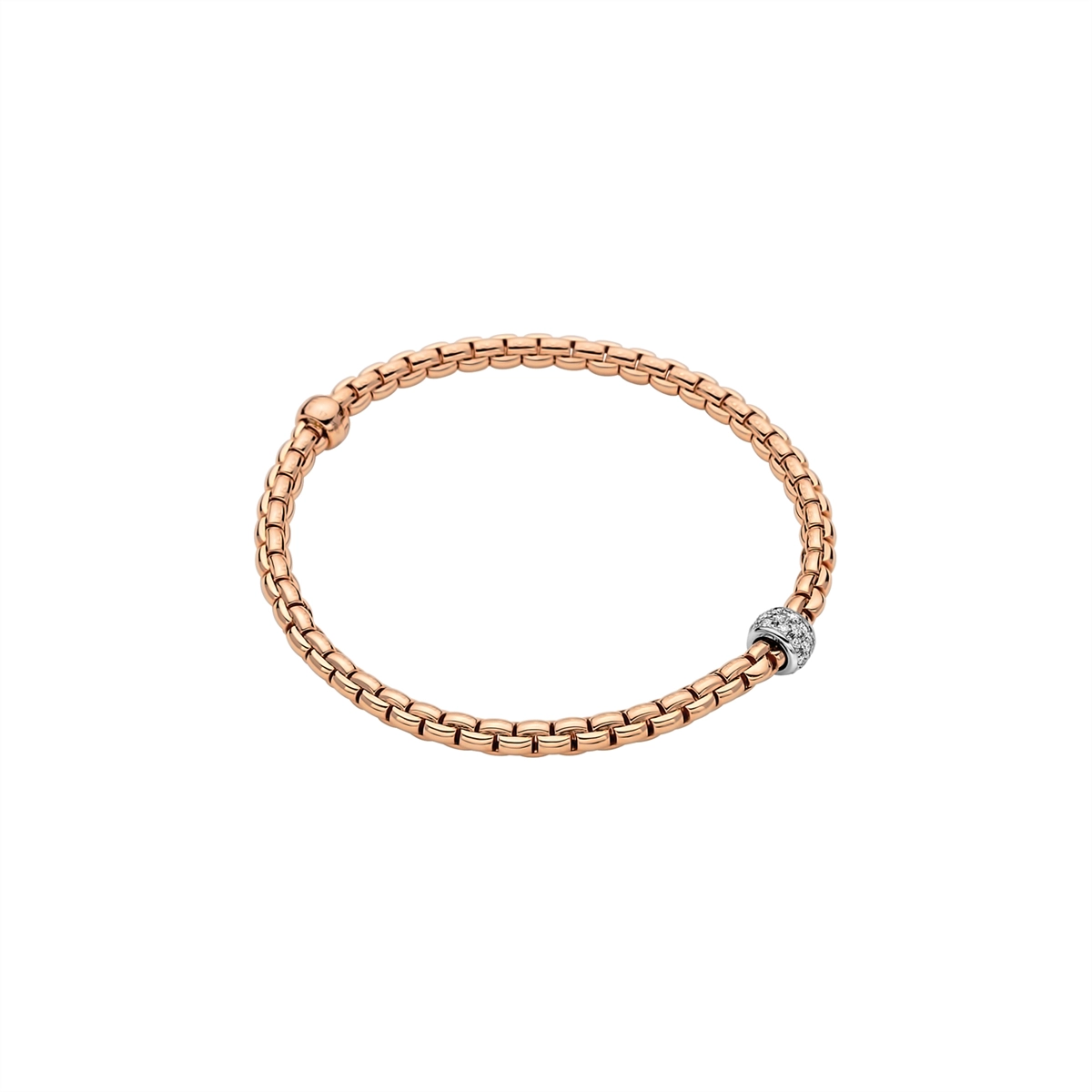 FOPE Bracelets in Rose Gold containing Diamond 73301BX_PB_R_XBX_00M