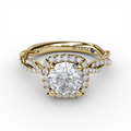 Fana Engagement Rings in Yellow Gold containing Diamond S3109/YG