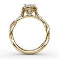 Fana Engagement Rings in Yellow Gold containing Diamond S3111/YG