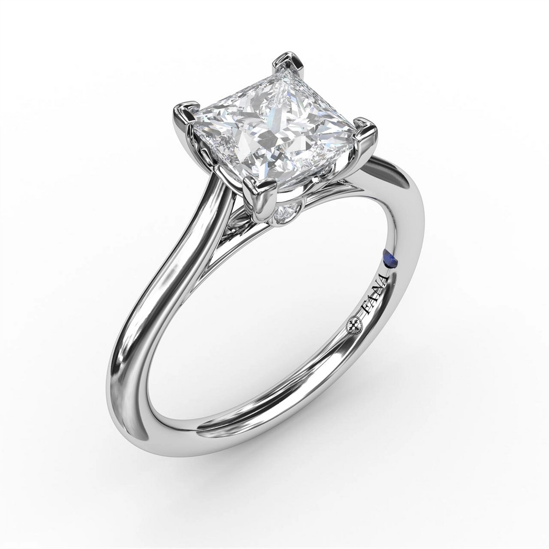 Fana Engagement Rings in White Gold containing Diamond S3909-2_0CT-PC-14KWG-6H