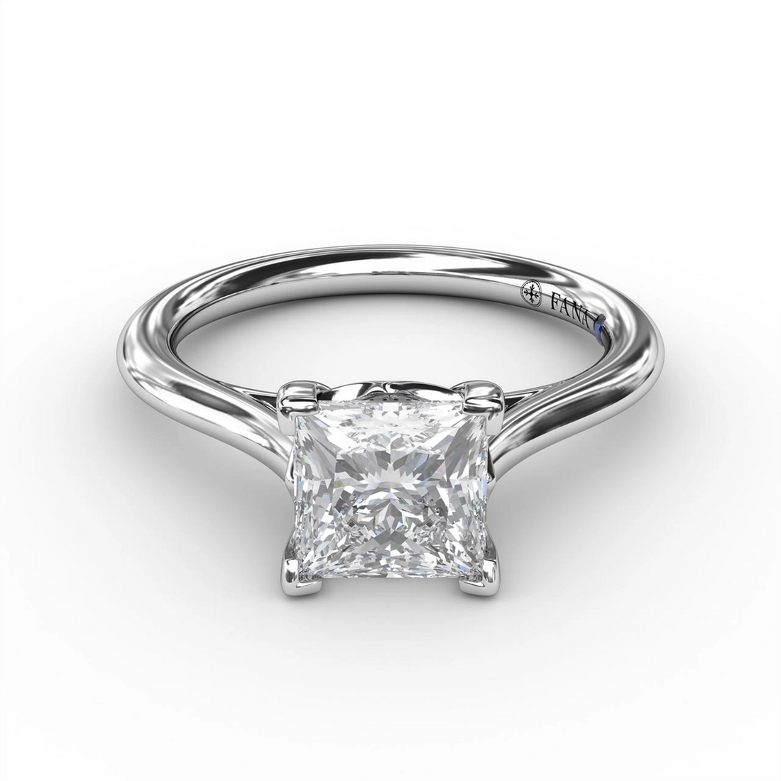 Fana Engagement Rings in White Gold containing Diamond S3909-2_0CT-PC-14KWG-6H