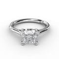 Fana Engagement Rings in White Gold containing Diamond S3909-2_0CT-PC-14KWG-6H