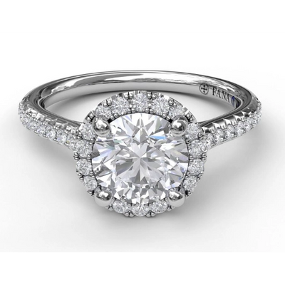 Fana Engagement Rings in White Gold containing Diamond S3788/WG