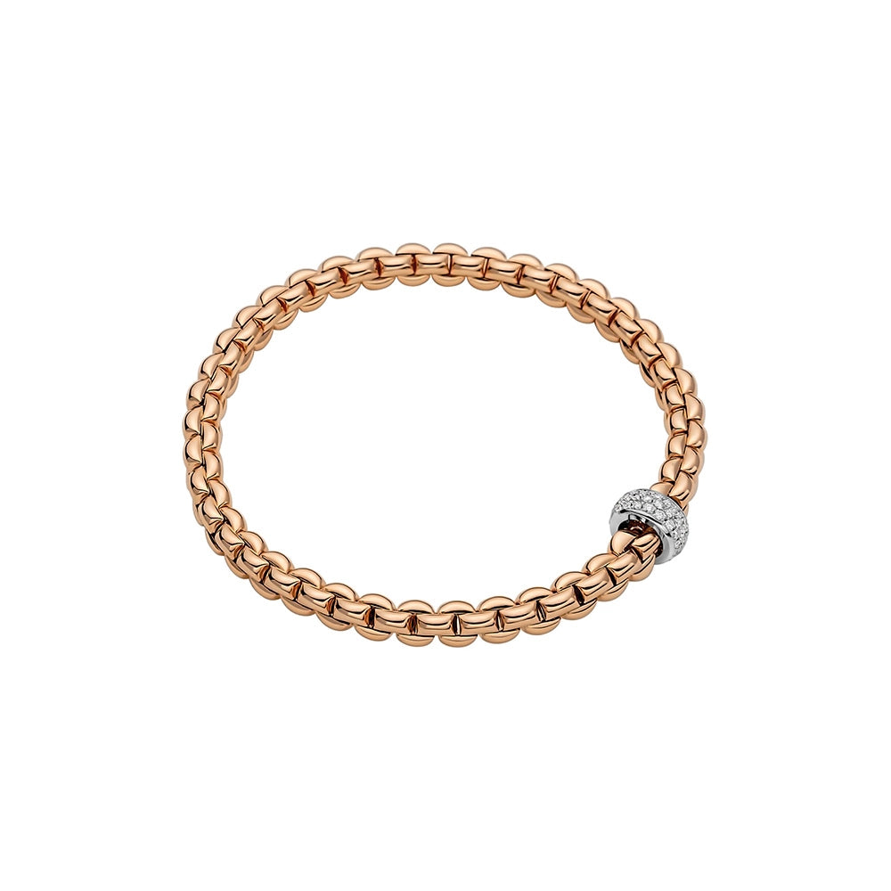 FOPE Bracelets in Mixed Metals containing Diamond 72110BX_PB_R_XBX_00M
