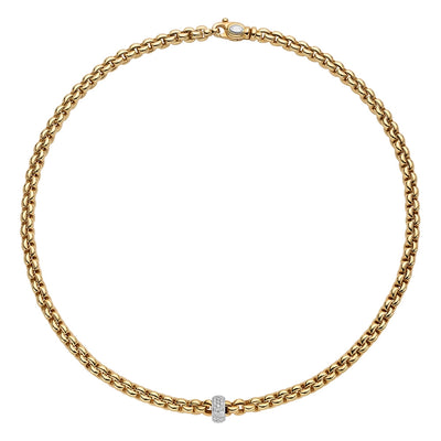 csv_image FOPE Necklace in Yellow Gold containing Diamond 72110CX_PB_G_XBX_043
